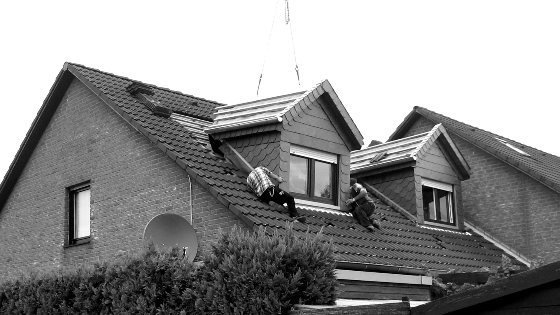 Wohnhaus mit zwei Giebelgauben